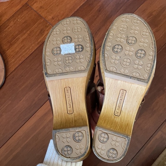 Naturalizer brown gramercy slip on mules 8 Like new - Picture 7 of 8
